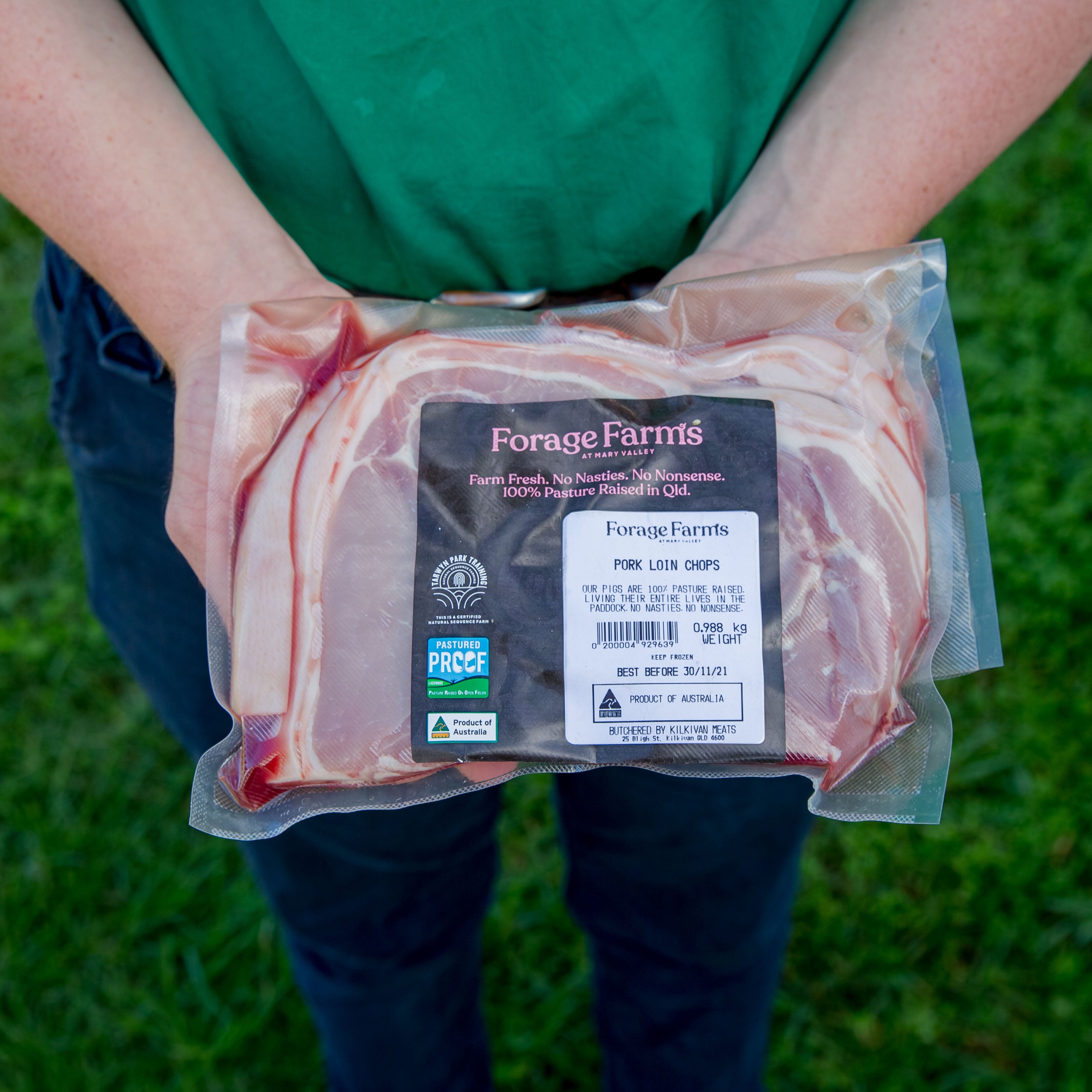 Forage Farms Pasture Raised Pork Loin Chops