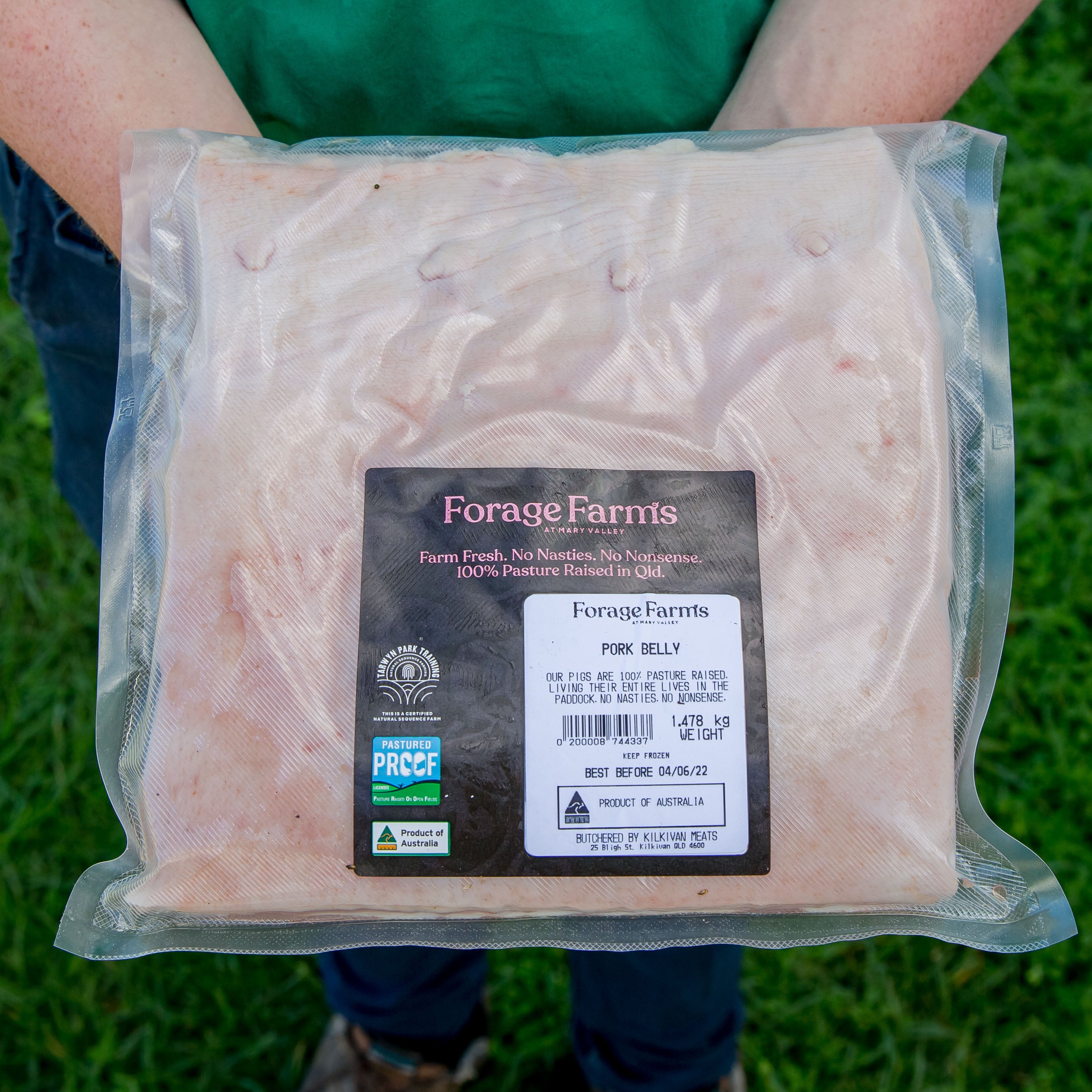 Forage Farms Pasture Raised Pork Belly