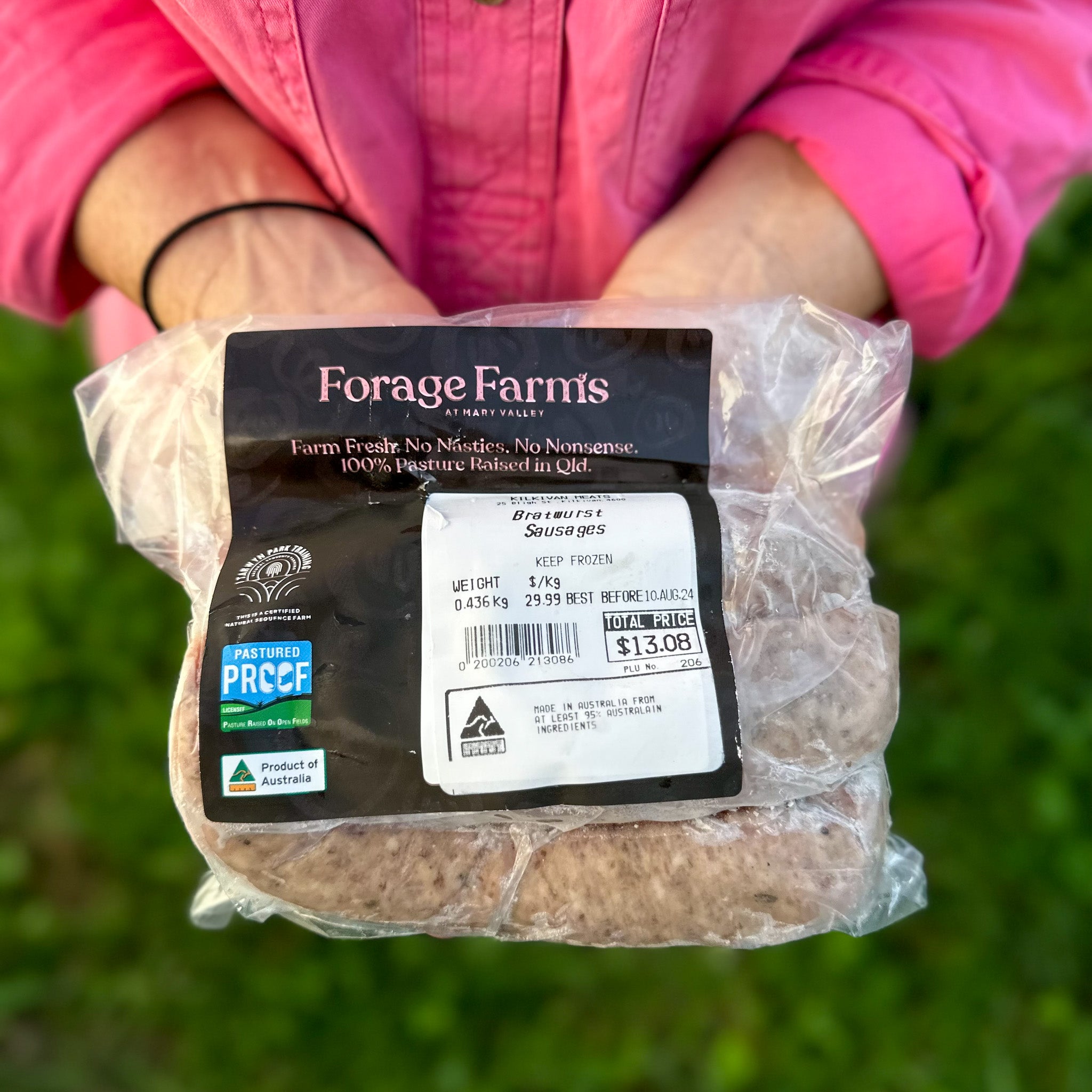 Forage Farms Pasture-Raised Pork Bratwurst Sausage