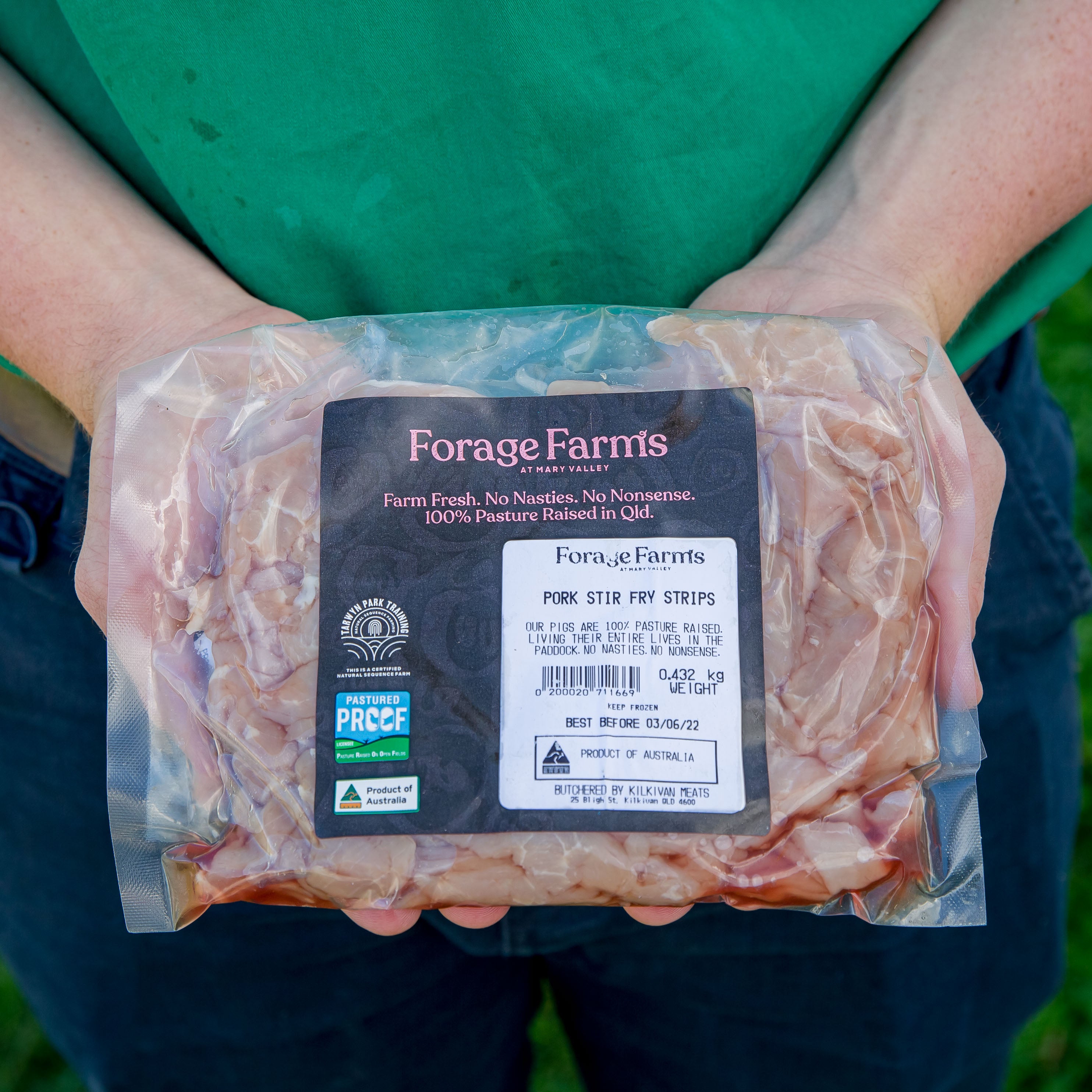 Forage Farms Pasture Raised Pork Stir Fry Strips